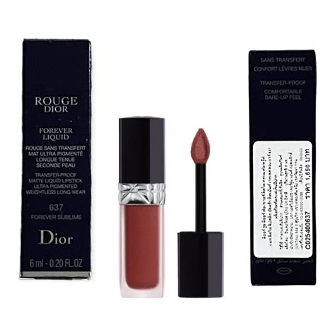 dior 637 sublime|Rouge Dior Forever Liquid: Dior transfer.